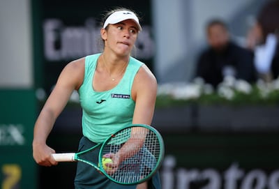 La argentina Solana Sierra (21 años) sigue eliminando a favoritas de Roland Garros.