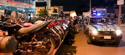 Las motocicletas fueron incautadas por faltas en las documentaciones.