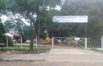 Desde esta mañana las actividades académicas se desarrollan normalmente en la escuela Cnel. Mongelos de Santaní