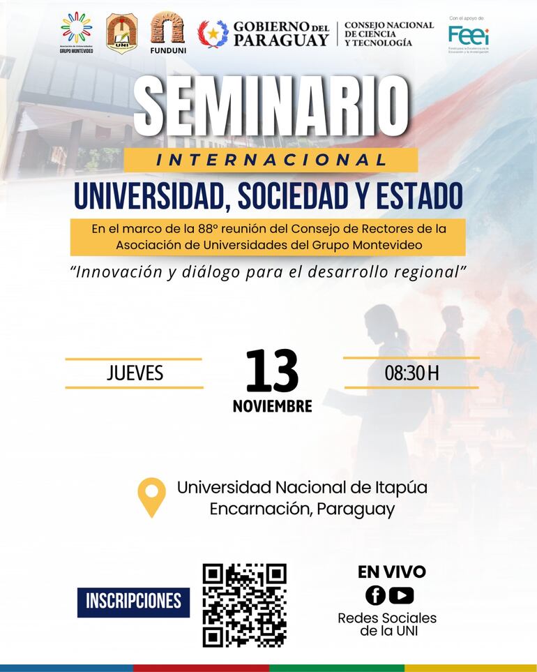 «Universidad, Sociedad y Estado» serán temas centrales en seminario internacional organizado en la UNI
