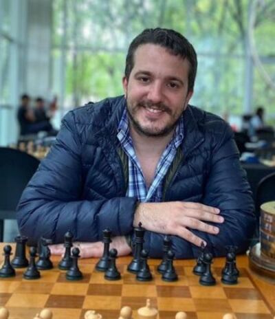 El GM paraguayo Axel Bachmann, 34 años (2.578 de Elo) es el tablero 1 de Paraguay para las Olimpiadas en Hungría.