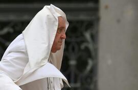 El papa Francisco en la Plaza de San Pedro.