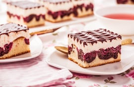 Torta Saure Donauwelle (Ola ácida del Danubio).