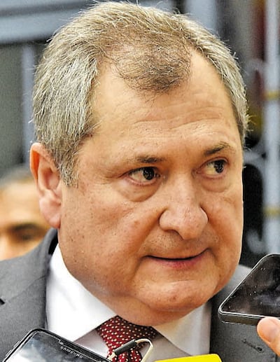 Eugenio Jiménez Rolón, ministro de la Corte Suprema de Justicia, fue consultado ayer por el caso Electrofácil.