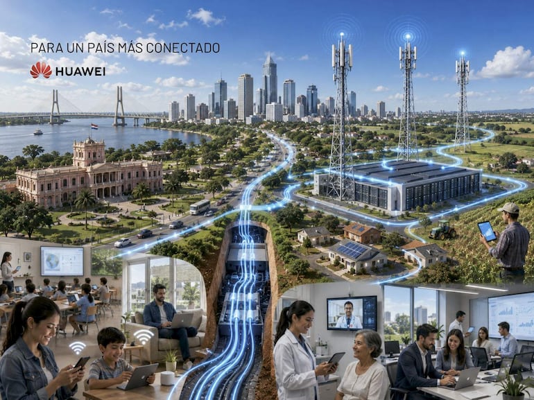 Huawei inició su presencia en Paraguay hace más de 18 años, participando activamente en la modernización de la red 2G junto a Vox, su primer cliente en el mercado local.