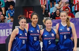 Las panteritas de bronce en los Panamericanos Asu2025, sobresalieron en el 3x3, completando el podio el año pasado.