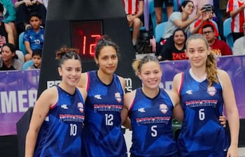Las panteritas de bronce en los Panamericanos Asu2025, sobresalieron en el 3x3, completando el podio el año pasado.