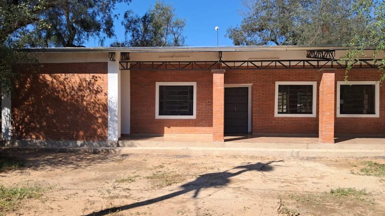 Comedor terminado en febrero de este año y que nunca fue inaugurado por la Gobernación de Alto Paraguay.