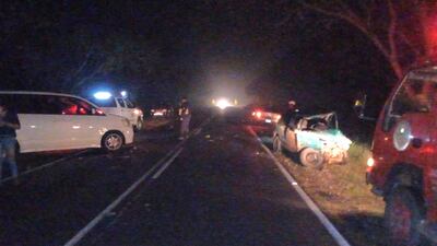 Un hombre de 65 años falleció tras choque frontal que ocurrió en el tramo La Colmena - Acahay.