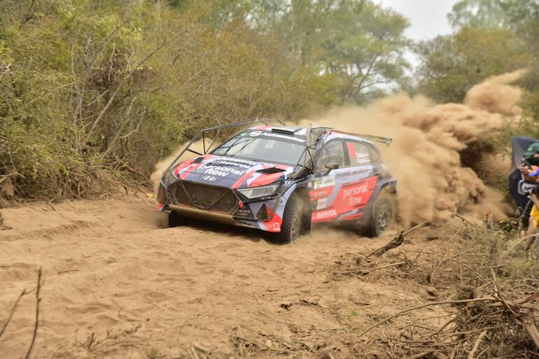 La Etapa 1 del Transchaco Rally 2023 en el Departamento de Boquerón.