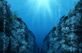 Fosa de las Marianas, ilustración.