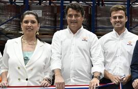 Anahí Méndez, Ibán Bascones y Rodrigo Torrent.