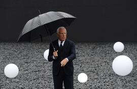 Giorgio Armani falleció a los 91 años. (MARK RALSTON / AFP)