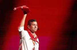 Santiago Peña, presidente de la República del Paraguay.