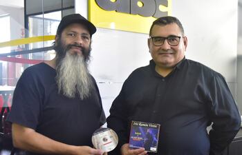 El productor Héctor Benítez y el músico Iris Ramón Verón brindaron detalles acerca del álbum "Saxo y algo más...", en el que vienen trabajando hace casi un año.