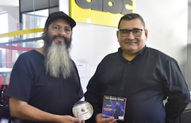 El productor Héctor Benítez y el músico Iris Ramón Verón brindaron detalles acerca del álbum "Saxo y algo más...", en el que vienen trabajando hace casi un año.