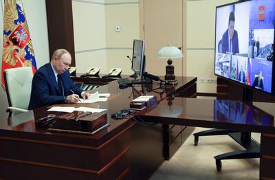 El presidente de Rusia Vladimir Putin.