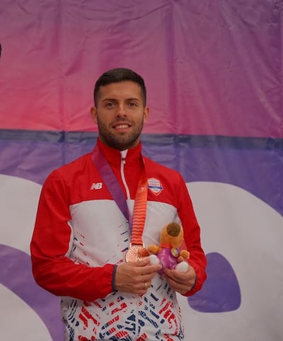 Marcelo Aguirre se hizo acreedor de otra medalla de bronce, ahora en singles. También se colgó la presea de este metal en dobles masculino.