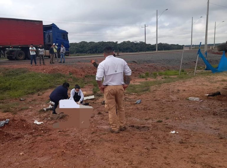 El accidente ocurrió sobre la ruta Las Residentas, en jurisdicción de General Caballero, departamento de Paraguarí.