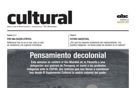 Pensamiento decolonial en El Suplemento Cultural de ABC Color