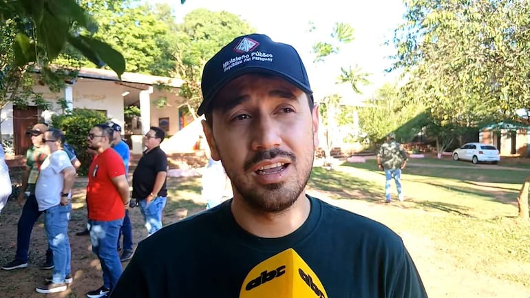 Abg. Santiago Martínez, fiscal contra delitos electorales, en Amambay.