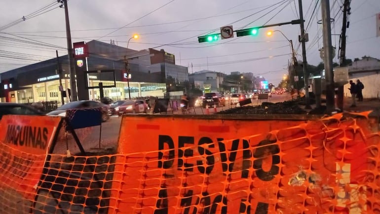 Cierre en avenida Eusebio Ayala y De la Victoria: estos son los desvíos habilitados