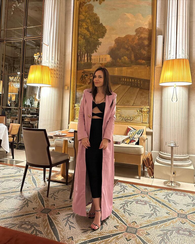Meli Quiñónez en Le Meurice, París.
(Instagram/Melissa Quiñónez)