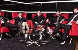 Jorge Chamorro, Diego Serafini, Javier Ramos, Fernando Samaniego y Tito Bustamente son los músicos que hoy conforman Gaia.