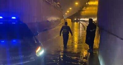 El túnel Itapúa se inundó con las lluvias de esta semana.