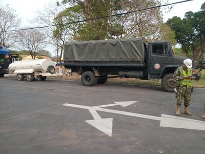 Gobierno envía múltiples equipos para el combate contra los incendios en zona Chovoreca.
