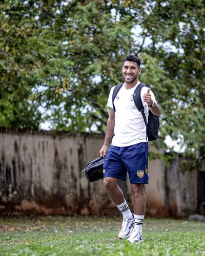 Ángel María "Pirayú" Benítez, futbolista del Sportivo Luqueño.