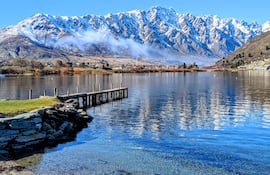 Montañas nevadas, Queenstown, Nueva Zelanda.