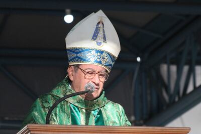 Monseñor Valenzuela pidió a los feligreses que recen por él