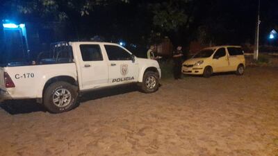 Policía Nacional encontró en Lambaré un taxi denunciado como robado en San Lorenzo.