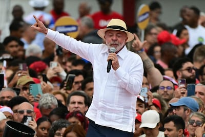 Luiz Inácio Lula da Silva, presidente de Brasil.
