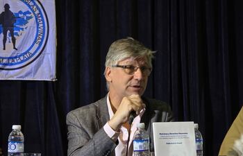 Pablo Vassel, autor del libro "Malvinas y Derechos Humanos", que se presentará en Asunción.