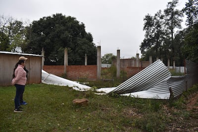 Las obras están paralizadas hace un año en el Colegio Técnico Sebastián de Yegros de Santaní