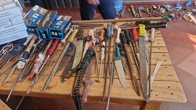 requisan armas en penal de pedro juan caballero