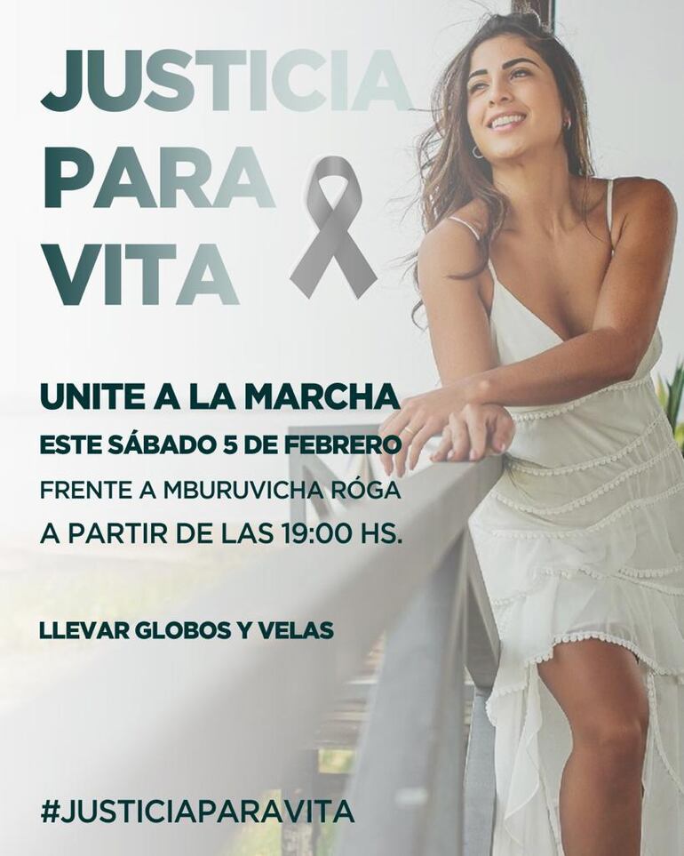 Convocan a una marcha para pedir #JusticiaparaVita