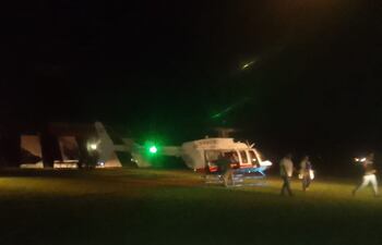 Hijo del vicepresidente sufrió accidente en motocross y fue trasladado en helicóptero a Asunción