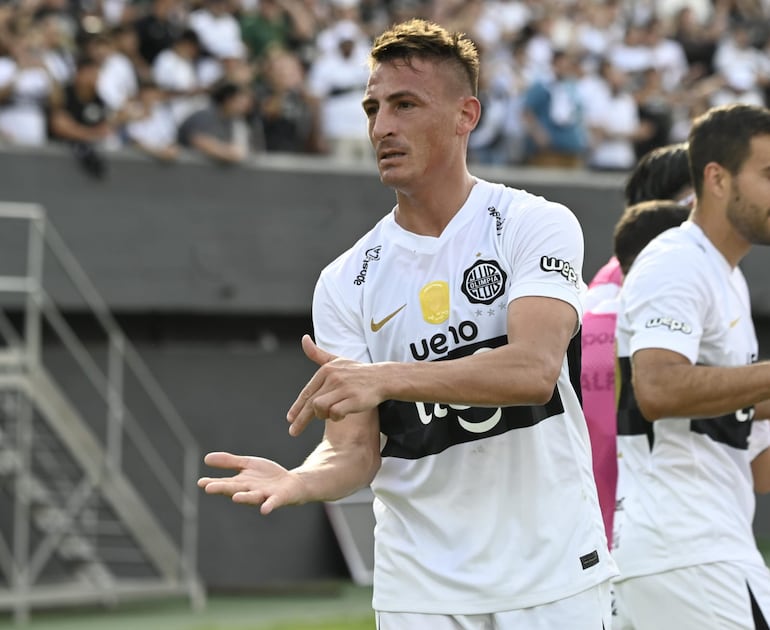 Braian Ezequiel Romero (35 años) marcó su primer gol en Olimpia.