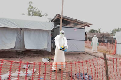 Imagen del centro de tratamiento del ébola en Bulape, provincia de Kasaï, República Democrática del Congo.