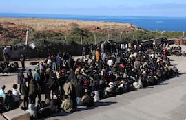 Casi 540 migrantes rescatadas de Creta: guardacostas griego