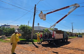 Funcionarios de la Ande trabajarán este sábado y domingo para mejorar el servicio de energía eléctrica.