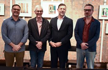 Representantes de la OEI y la Fundación TEXO.