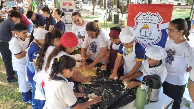 Chipa apo en San Ignacio, Misiones