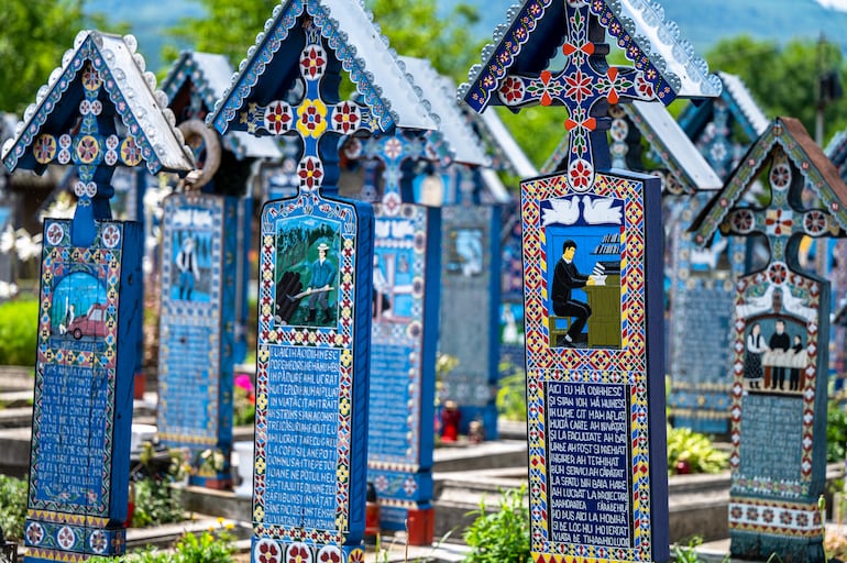 Cementerio Alegre de Săpânța, Rumanía.