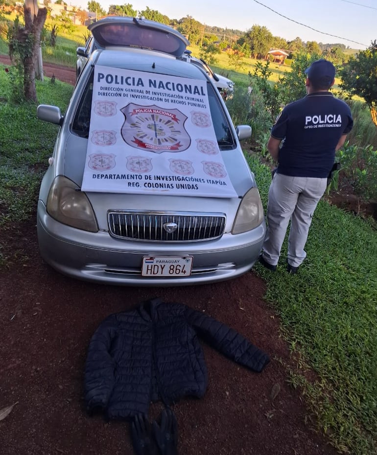 Incautan vehículo presuntamente utilizado en asalto a Petropar de Obligado