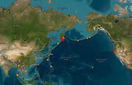 Cinturón de Fuego del Pacífico.