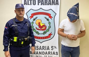 Pedro Andrés Demestri Leguizamón, detenido.